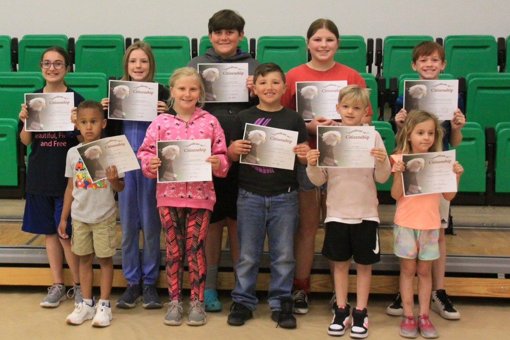 April Citizenship/Students of the Month