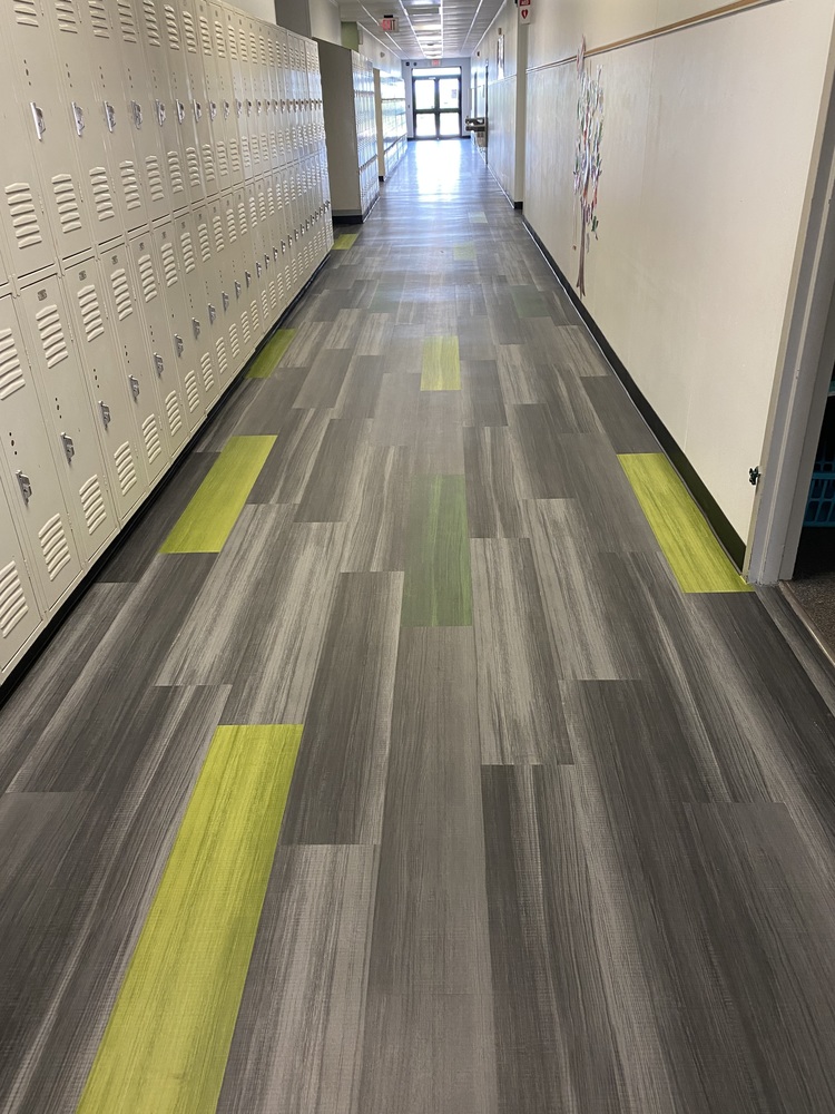 new flooring in school
